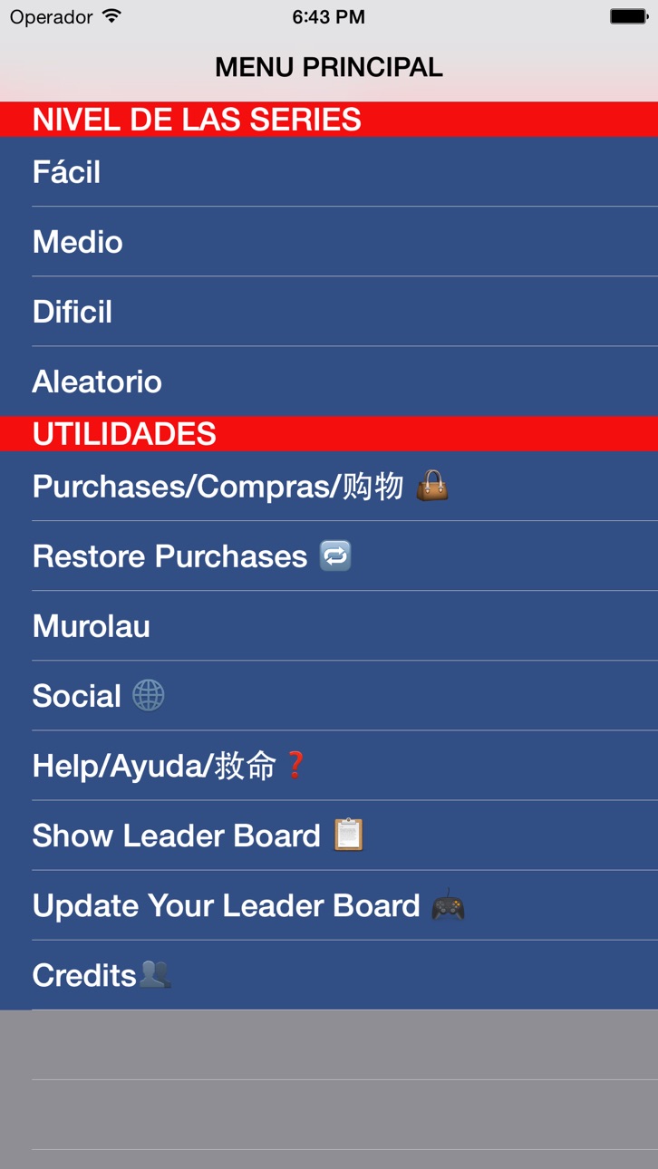 iPhone screenshot