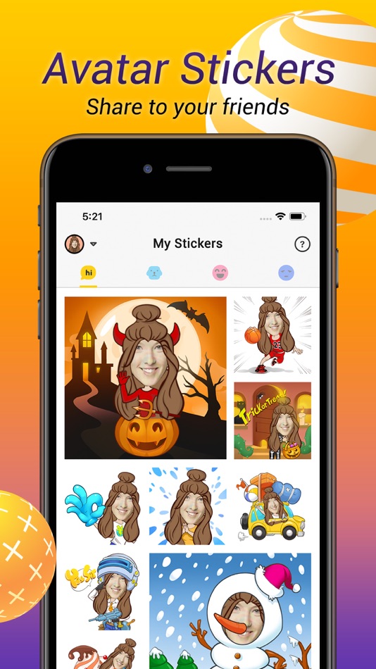 #6. Avatar Keyboard-Themes, Emojis (iOS) Podle: Joali Holdings Limited