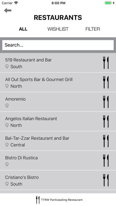 T&T Restaurants Screenshot