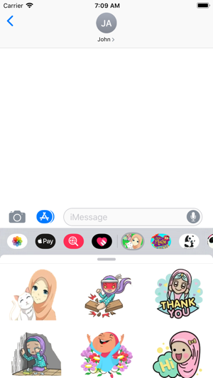 Hijab Girl Stickers Ramadan(圖1)-速報App