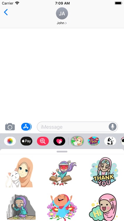 Hijab Girl Stickers Ramadan
