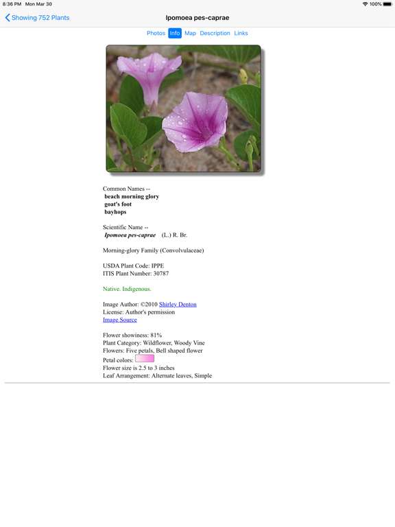 Hawaii Plants iPad screenshot