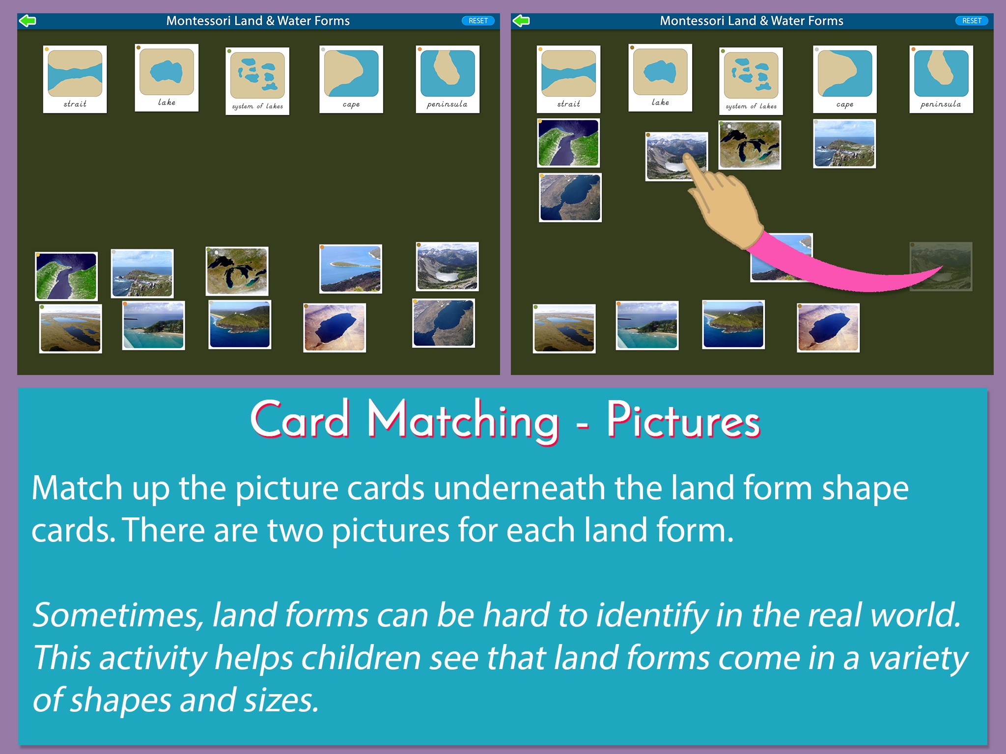 Montessori Land & Water Forms screenshot 4