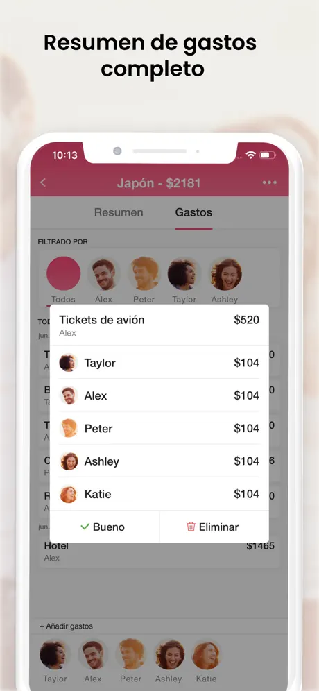 Splity - gastos de grupo