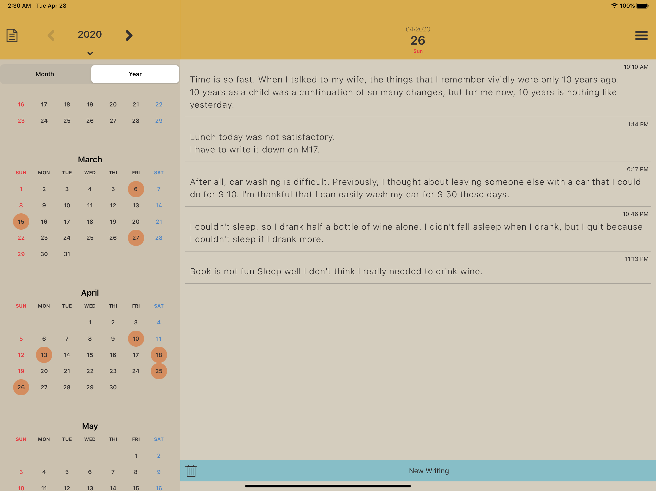 About My Time - Cloud Diary screenshot 12