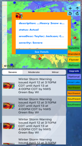 Instant NOAA Alerts 3D Elite screenshot