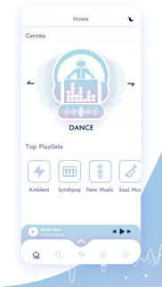 music player - streaming app iphone screenshot 1