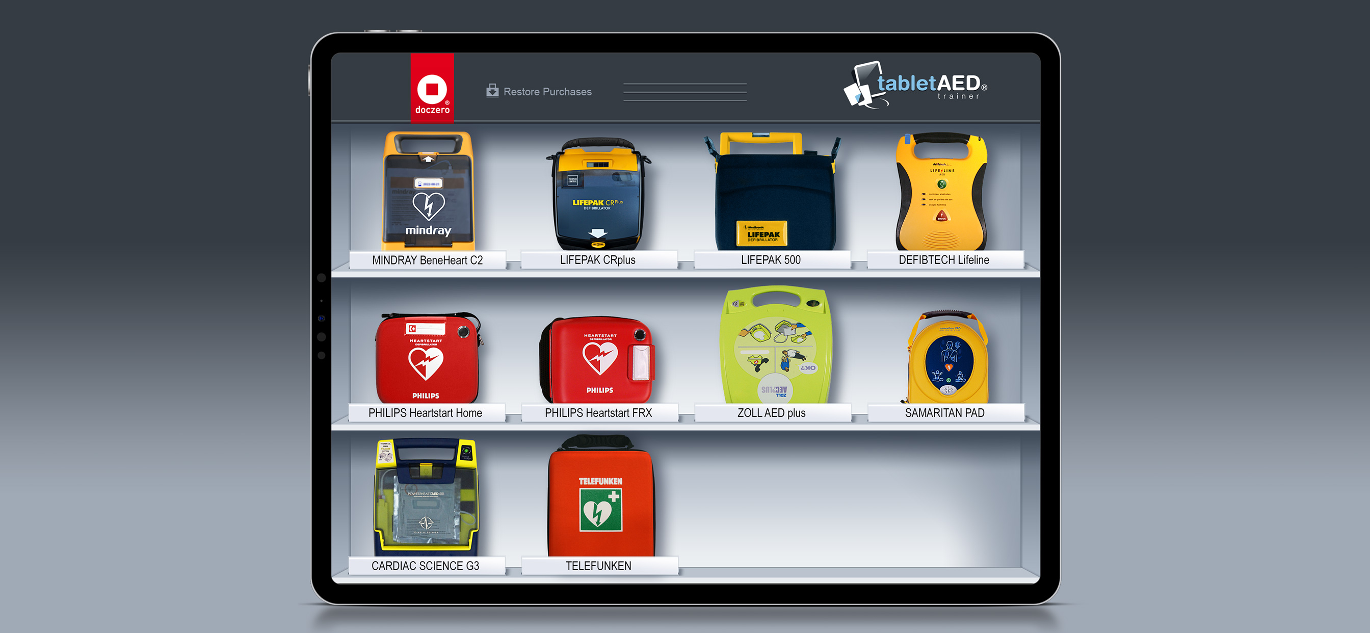 TabletAED remote