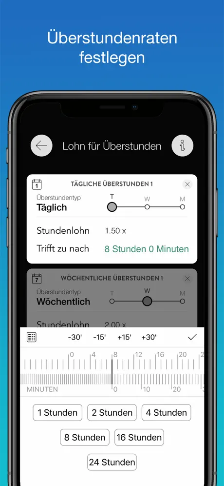 WorkHours: Zeiterfassung
