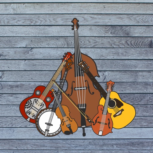 Bluegrass Music Stickers Icon