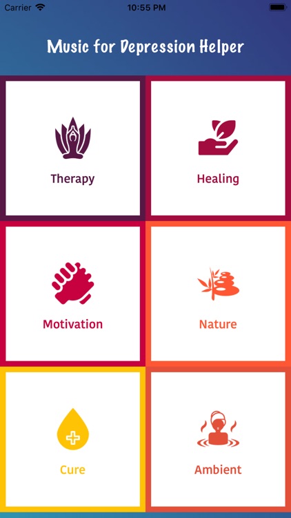 Music for Depression Helper