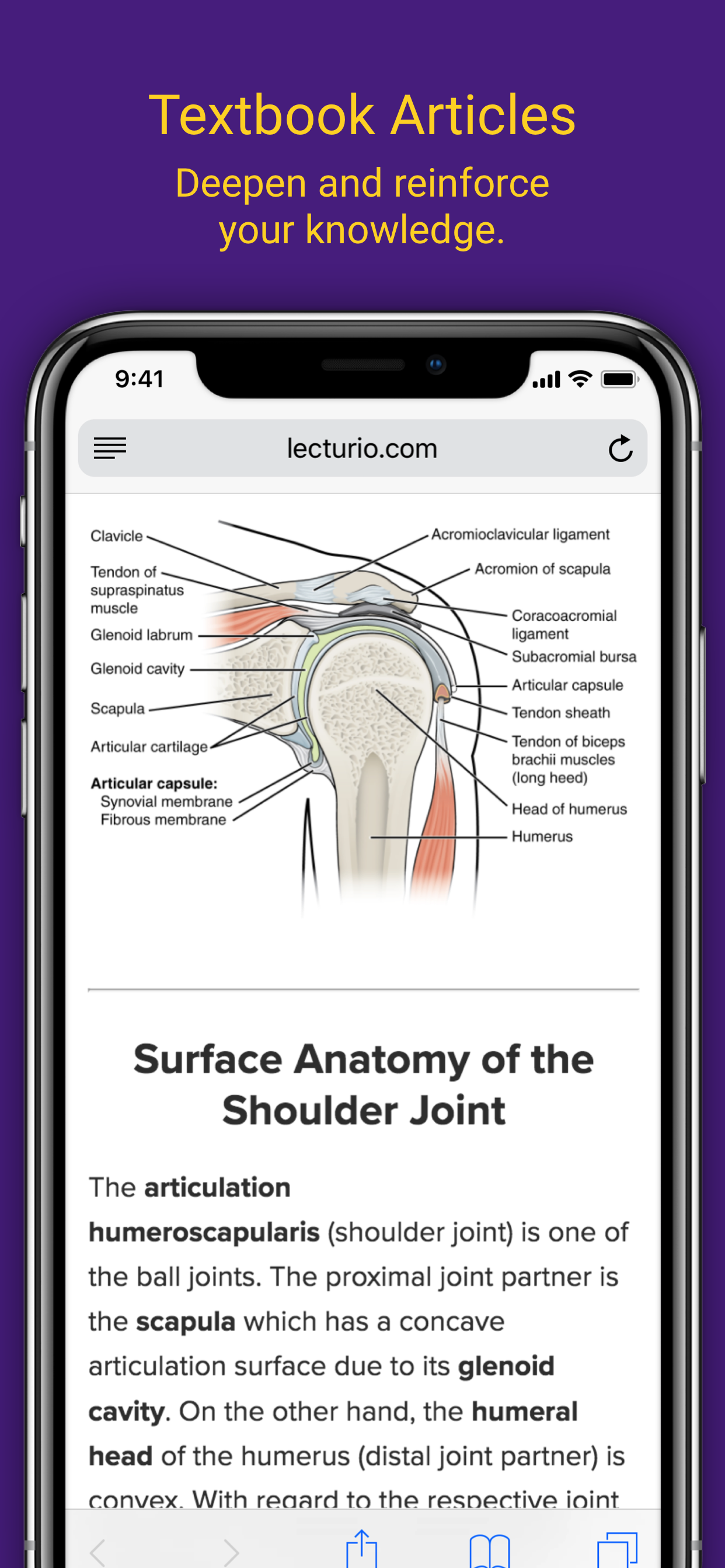 LSUHS SOM Lecturio screenshot 5