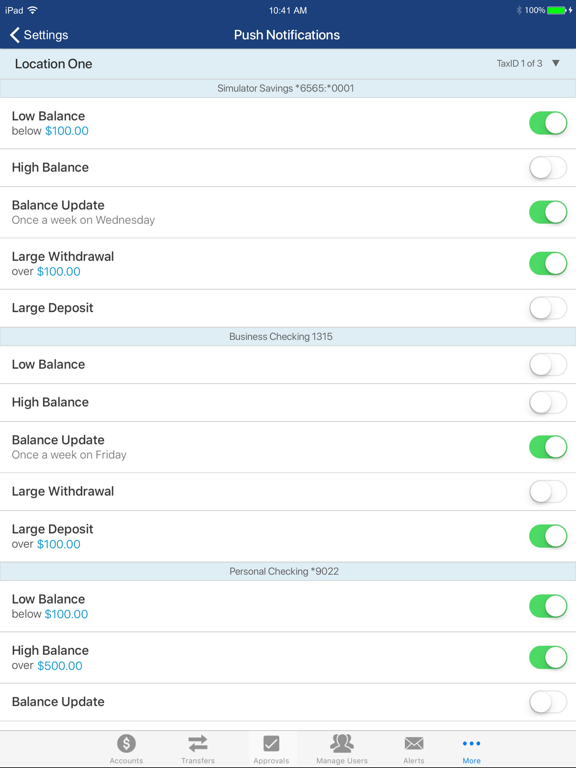 Screenshot #6 pour American Bank Business Mobile