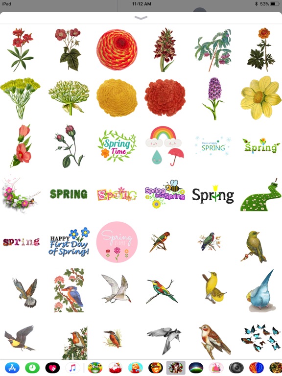Screenshot #6 pour Dream of Spring - Sticker Pack