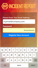 Incident Reporting screenshot
