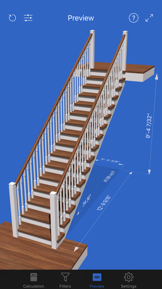 #2. Visual Stair Calc (iOS) 由: Dariusz Kalita