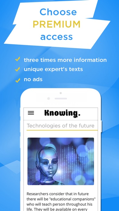 Knowing. Knowledge magazine Screenshot