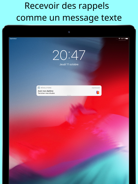 Screenshot #4 pour Yearly Resolutions