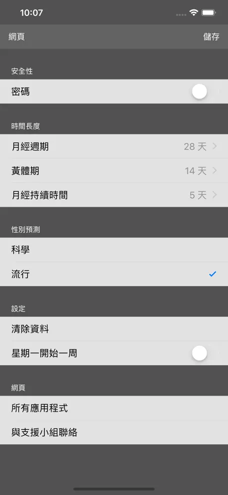 女性生理期助手和精准计算排卵期