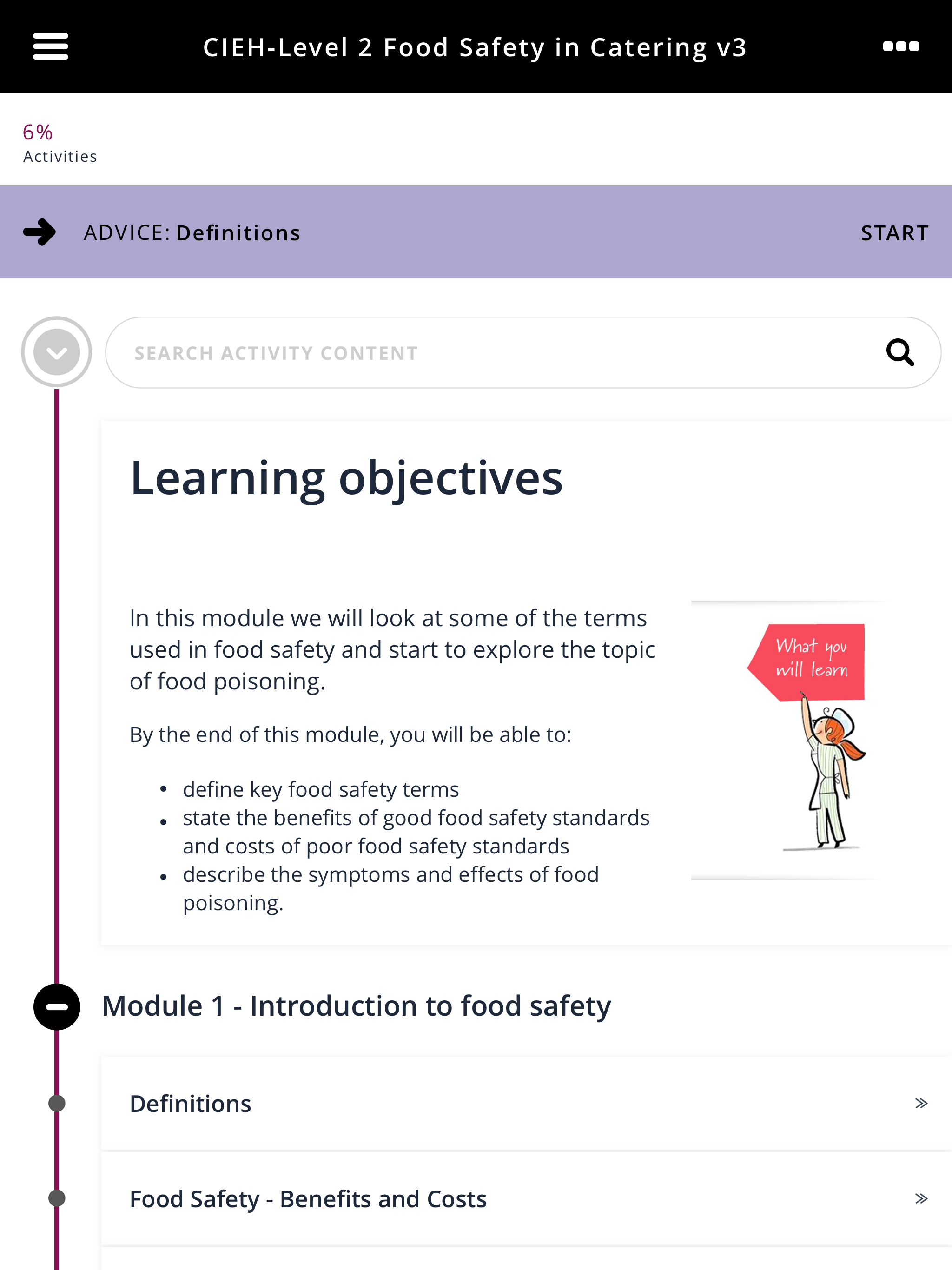 CIEH e-Learning screenshot 6