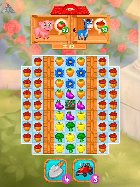 Granny’s Farm: Match-3 Game iPad screenshot 6 - Games app
