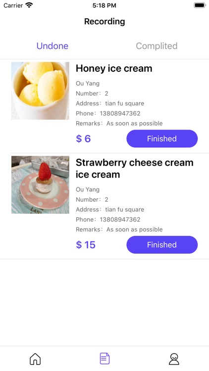 Blue ice cream shop screenshot-3