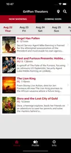 Griffon Theaters screenshot #1 for iPhone