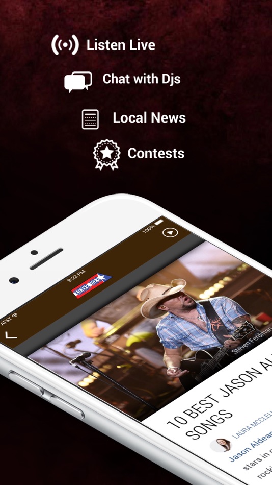 #1. Kicker 102.5 (iOS) 由: Townsquare Media, LLC