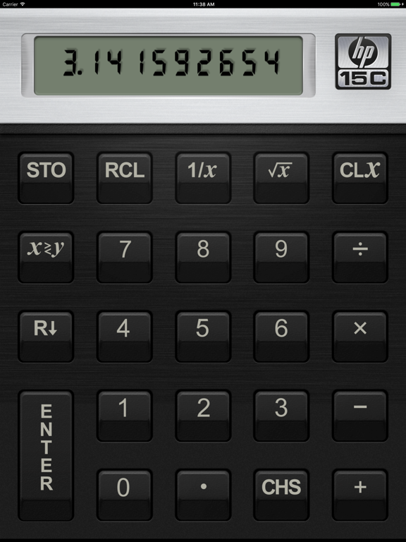 Hewlett Packard 15C Scientific Calculator screenshot