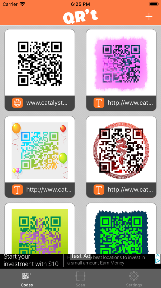 #2. QR Code Reader & Artwork (iOS) 由: Catalyst Mobile Ltd