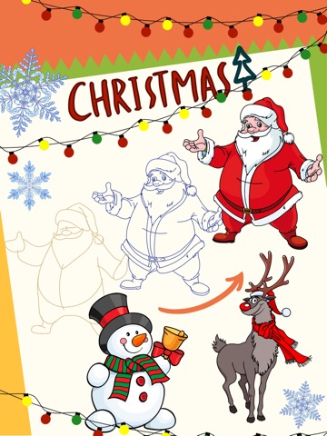 Christmas Drawing Guideのおすすめ画像1