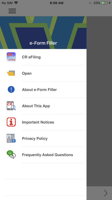How to cancel & delete CR eFiling from iphone & ipad 3