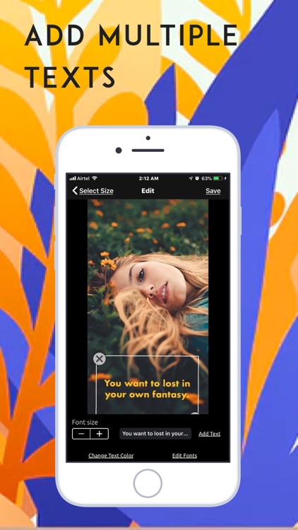 TextEditorAddTextOnPics