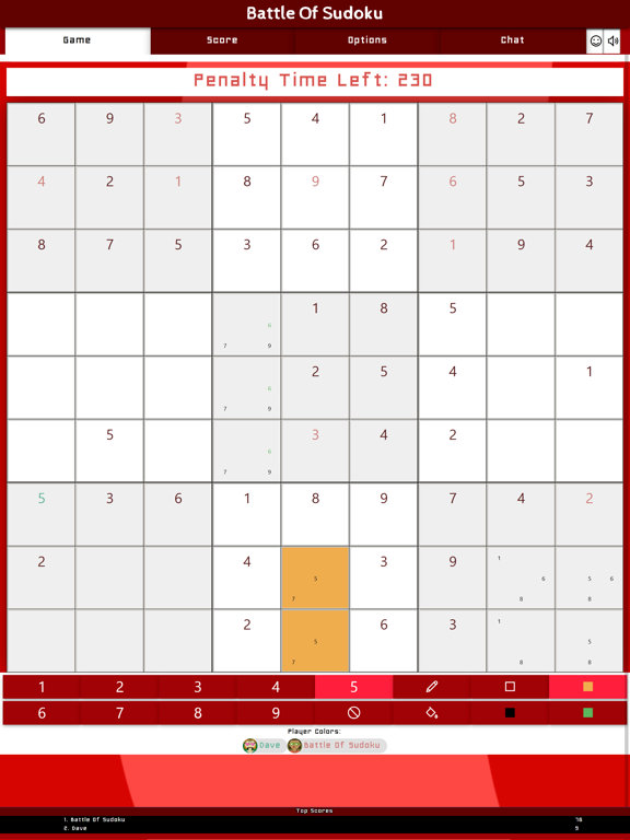 Screenshot #6 pour Battle Of Sudoku
