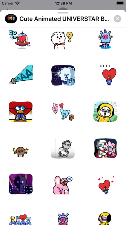 Animated UNIVERSTAR BT21 Stick screenshot-4