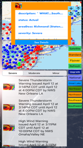Instant NOAA Alerts 3D Lite screenshot