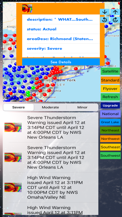 Instant NOAA Alerts 3D Liteのおすすめ画像3