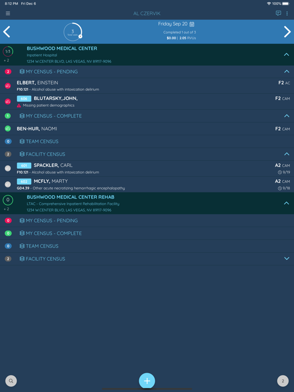 Claimocity iPad screenshot 1 - Business app
