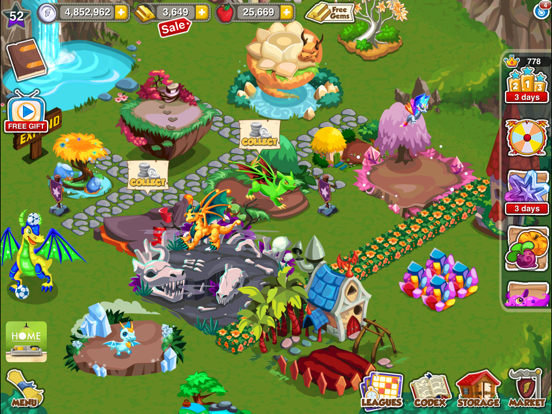 Dragon Story™ iPad app afbeelding 1