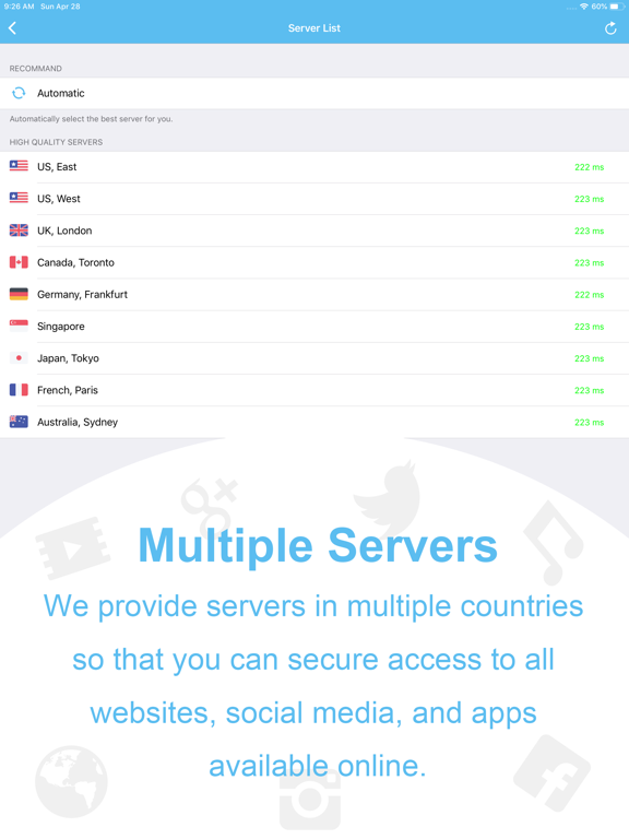 Screenshot #5 pour VPN Proxy -Unlimited Super VPN