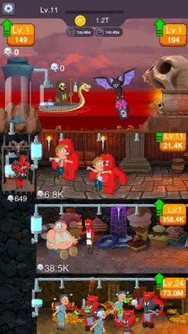 Game screenshot Idle Hell Party apk