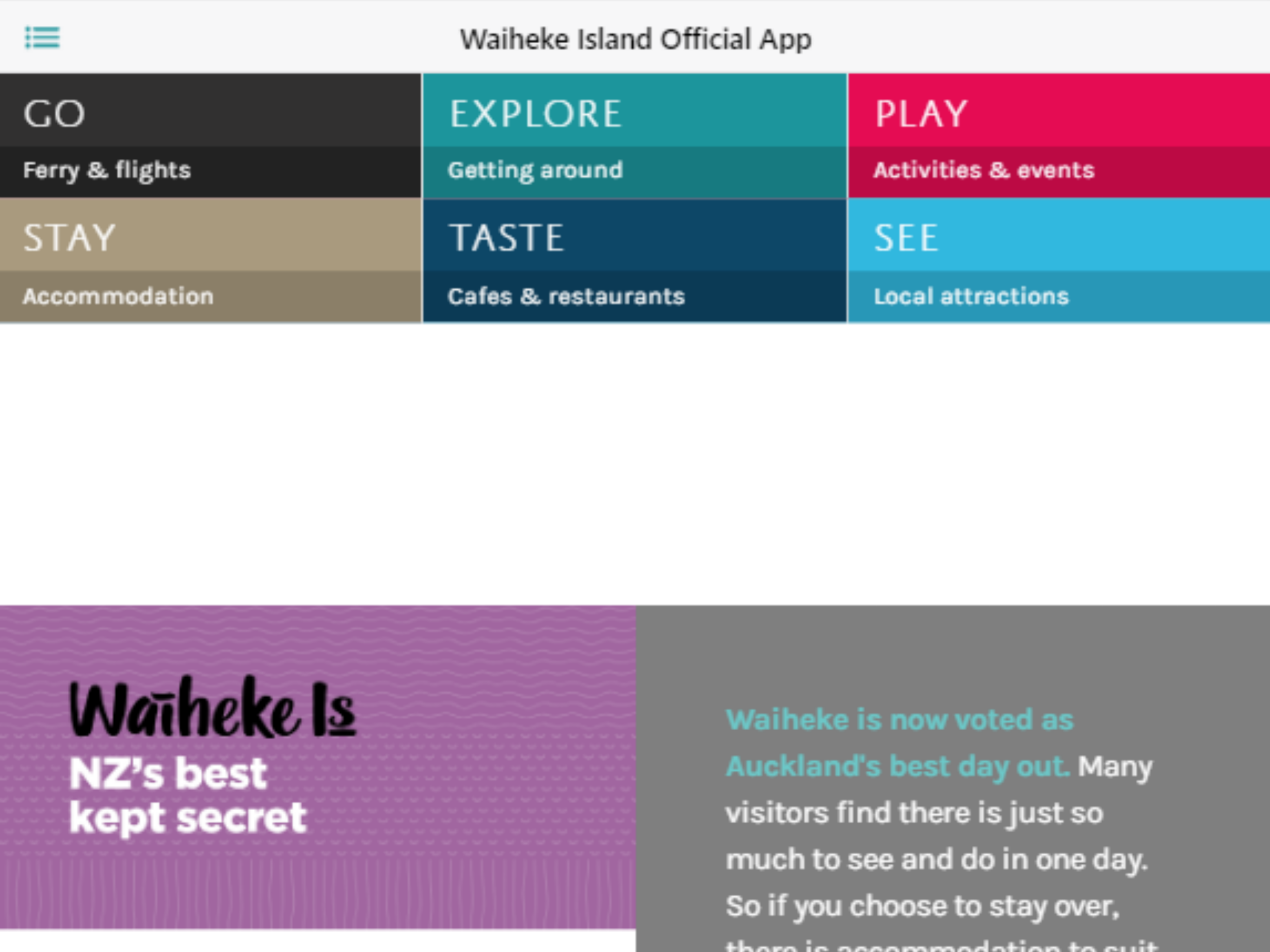 Tourism Waiheke screenshot 3