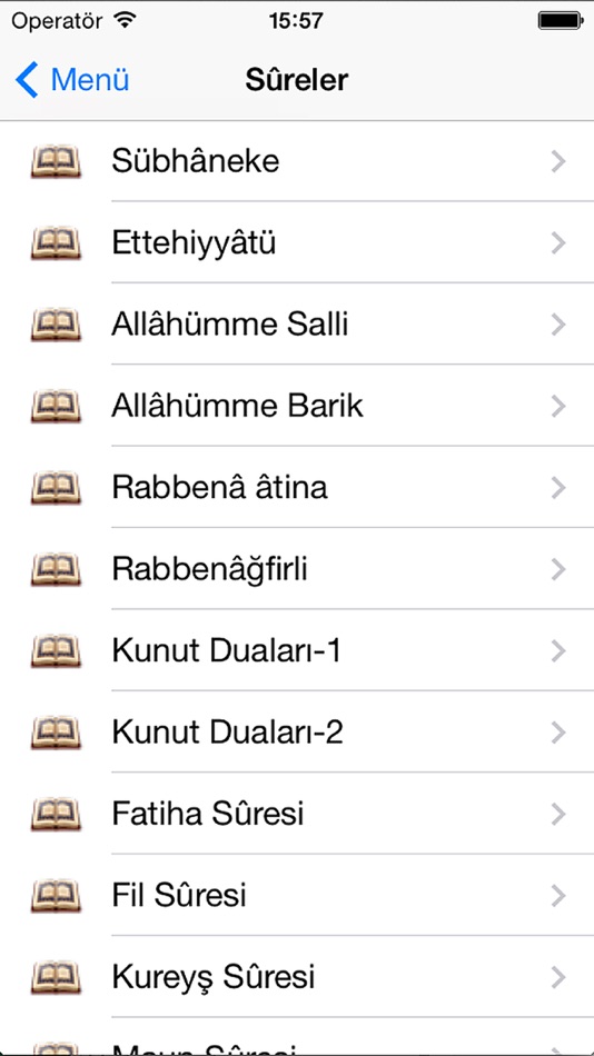 #2. Namaz Sureleri (iOS) Podle: Tansel Demir