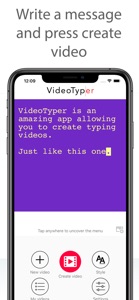 VideoTyper - Typing video screenshot #4 for iPhone
