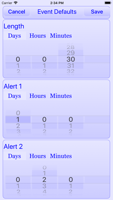 Screenshot #3 pour Calendar Counter