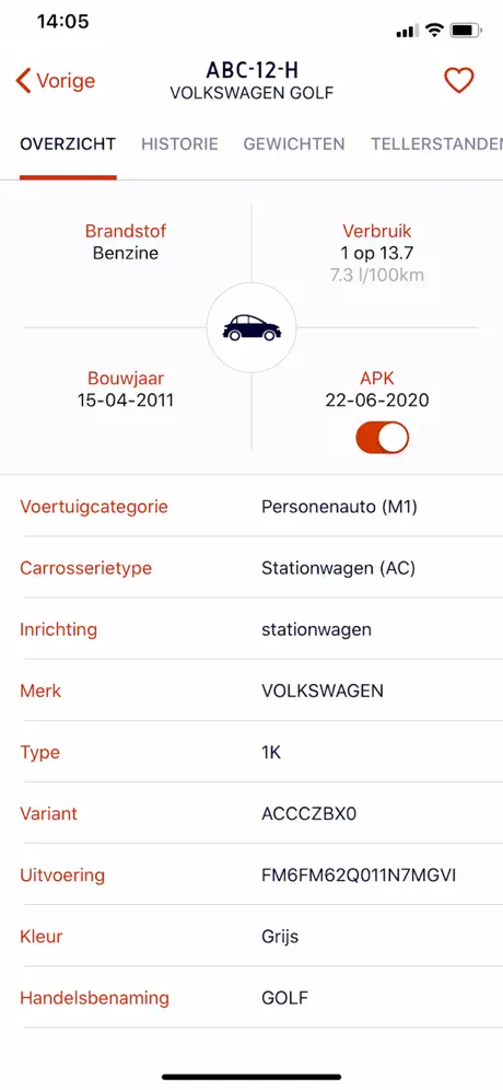 RDW Voertuig