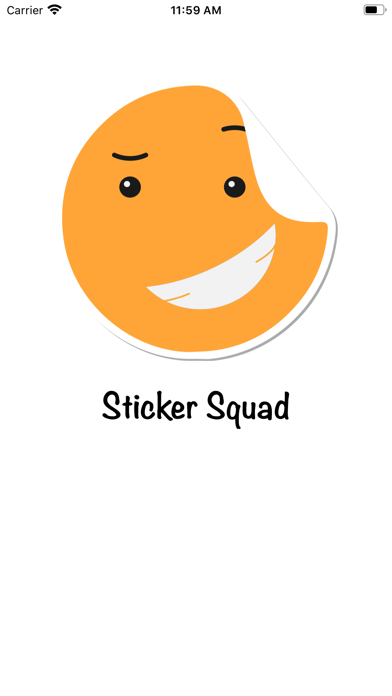 Sticker Squad iPhone screenshot 1 - Entertainment app