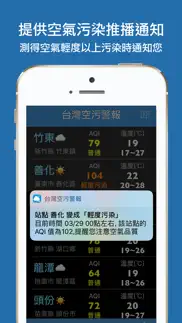台灣空污警報 iphone screenshot 4