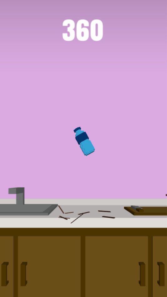 #1. Bottle Flipper 3D (iOS) 由: Kevin Venclovas