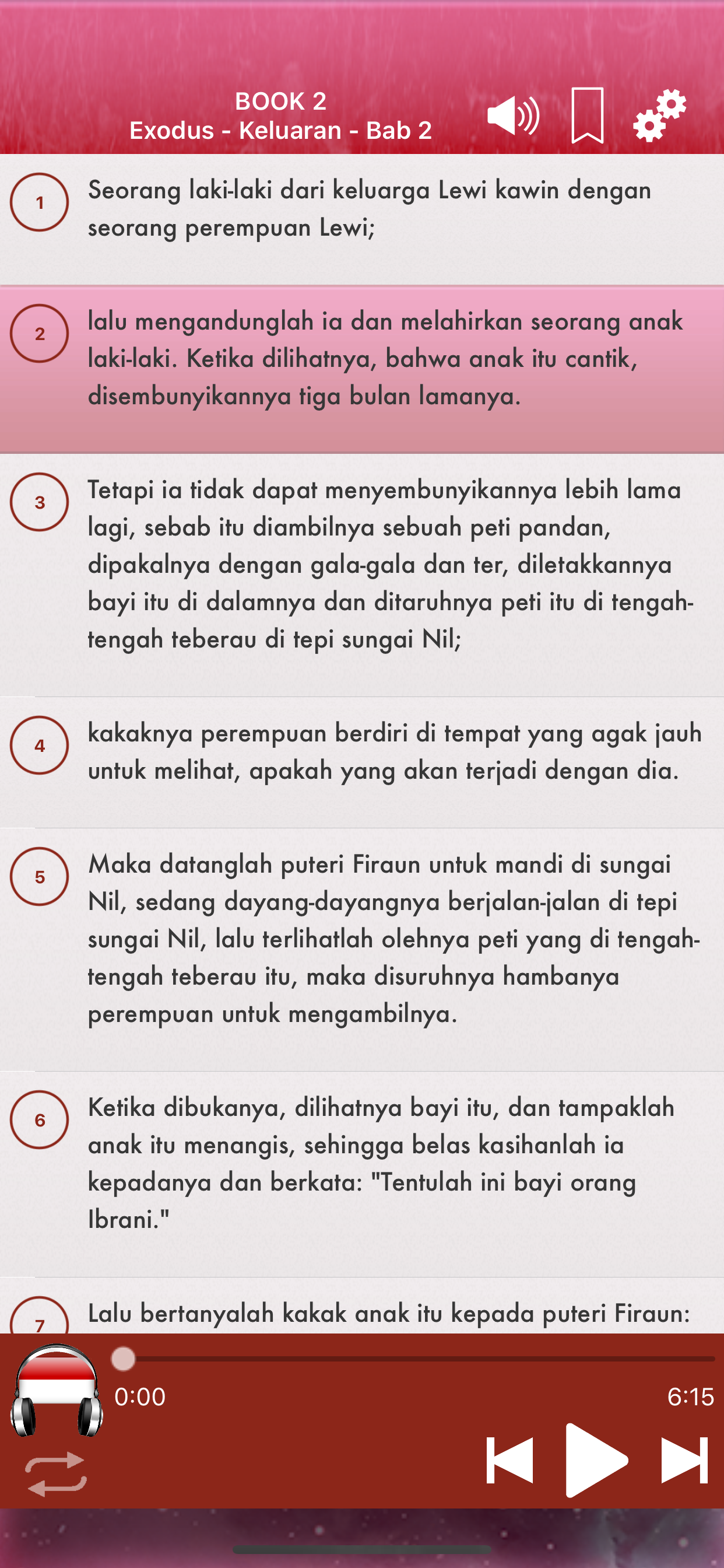Indonesian Bible Audio mp3 Pro